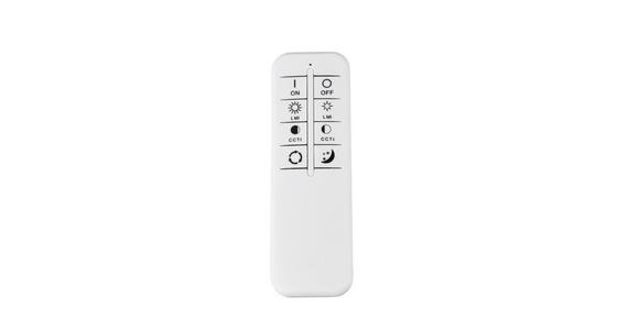 LED-DECKENLEUCHTE Irvine 70/30/6,2 cm  - Nickelfarben, Design, Kunststoff/Metall (70/30/6,2cm) - Novel