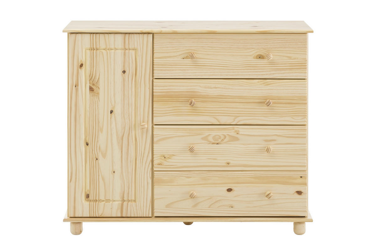 KOMMODE  in 121/102/43 cm  - Naturfarben, Natur, Holz (121/102/43cm) - Livetastic
