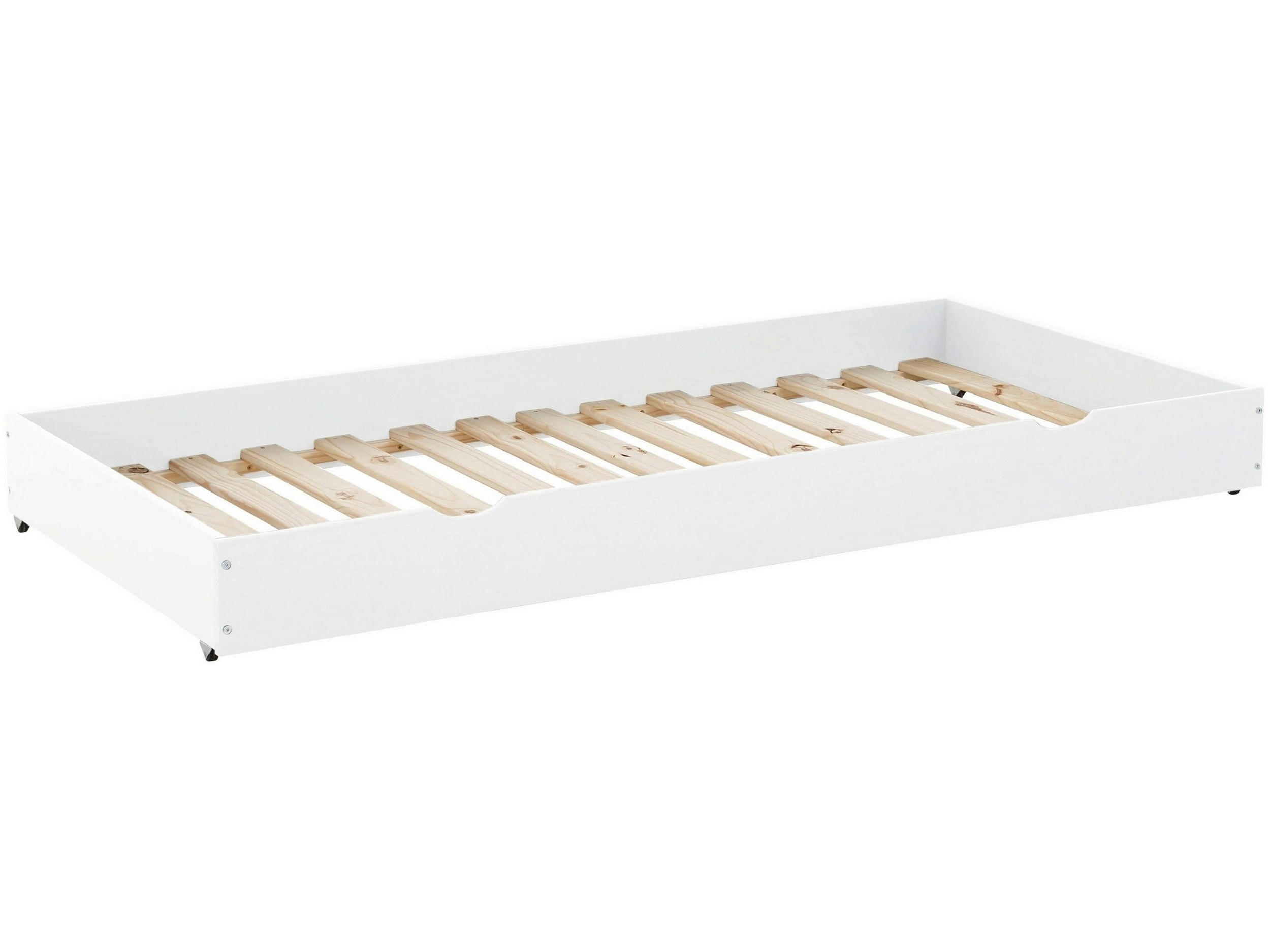 BETTSCHUBKASTEN Weiß  - Weiß, MODERN, Holz/Kunststoff (90/190cm) - MID.YOU