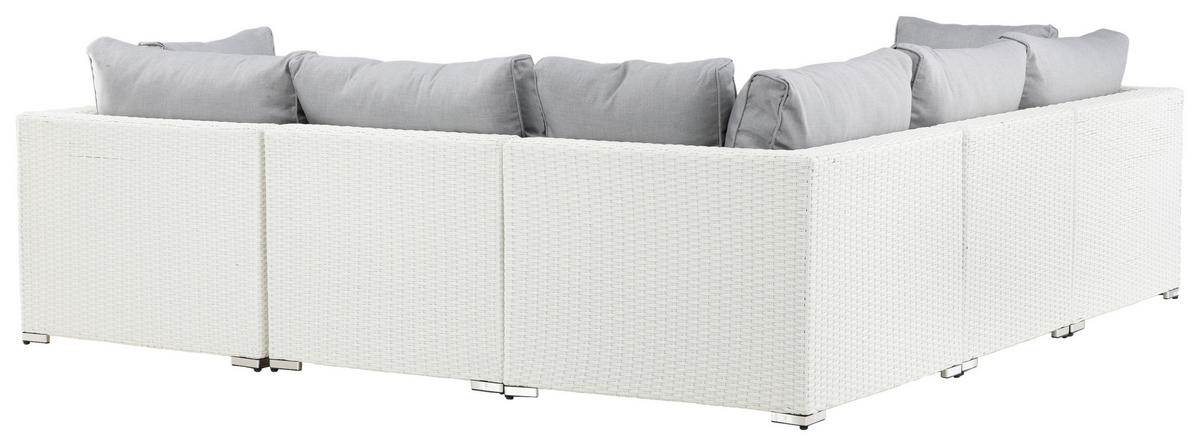 LOUNGEGARNITUR 87/249 cm  - Hellgrau, KONVENTIONELL, Kunststoff (87/249cm) - Gardenson