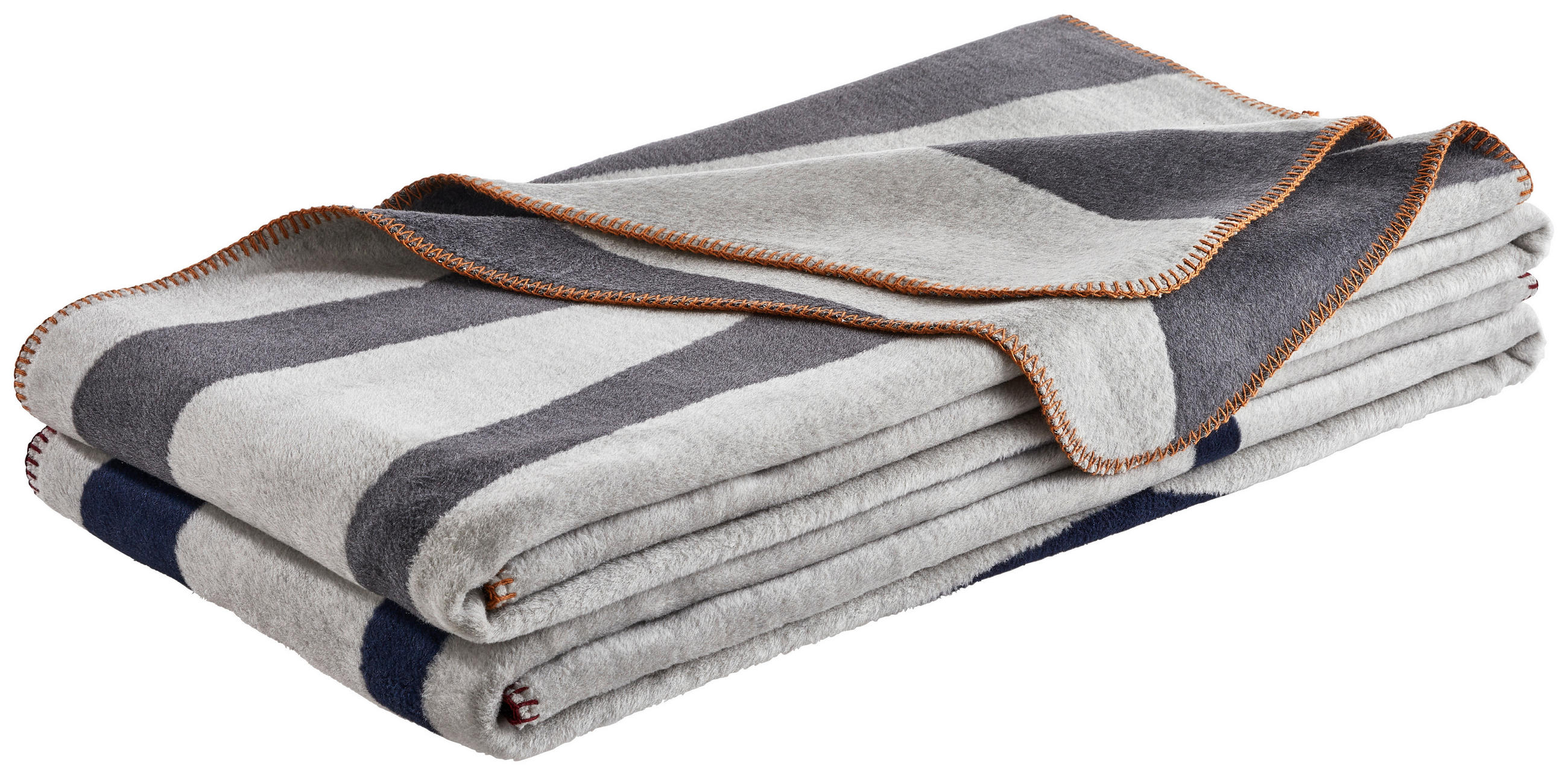 WOHNDECKE DECOUPAGE 150/200 cm  - Anthrazit/Silberfarben, Design, Textil (150/200cm) - Dieter Knoll