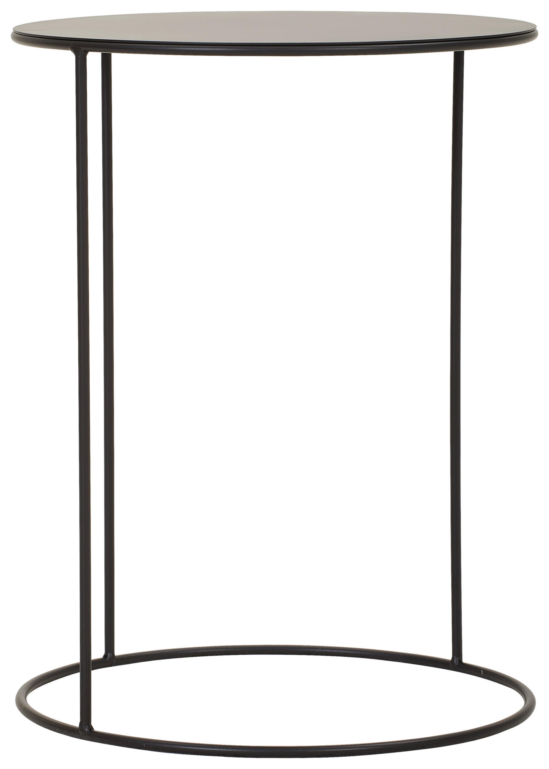 COUCHTISCH in Metall 38/38/50 cm - Schwarz, Design, Metall (38/38/50cm) - MID.YOU