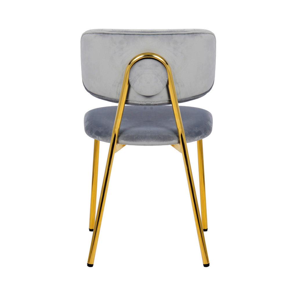 Thumbnail - Kayoom Stuhl-Set, Grau, Textil, Stativgestell, 47x80x51 cm, Esszimmer, Stühle, Esszimmerstühle, Esszimmerstühle-Set