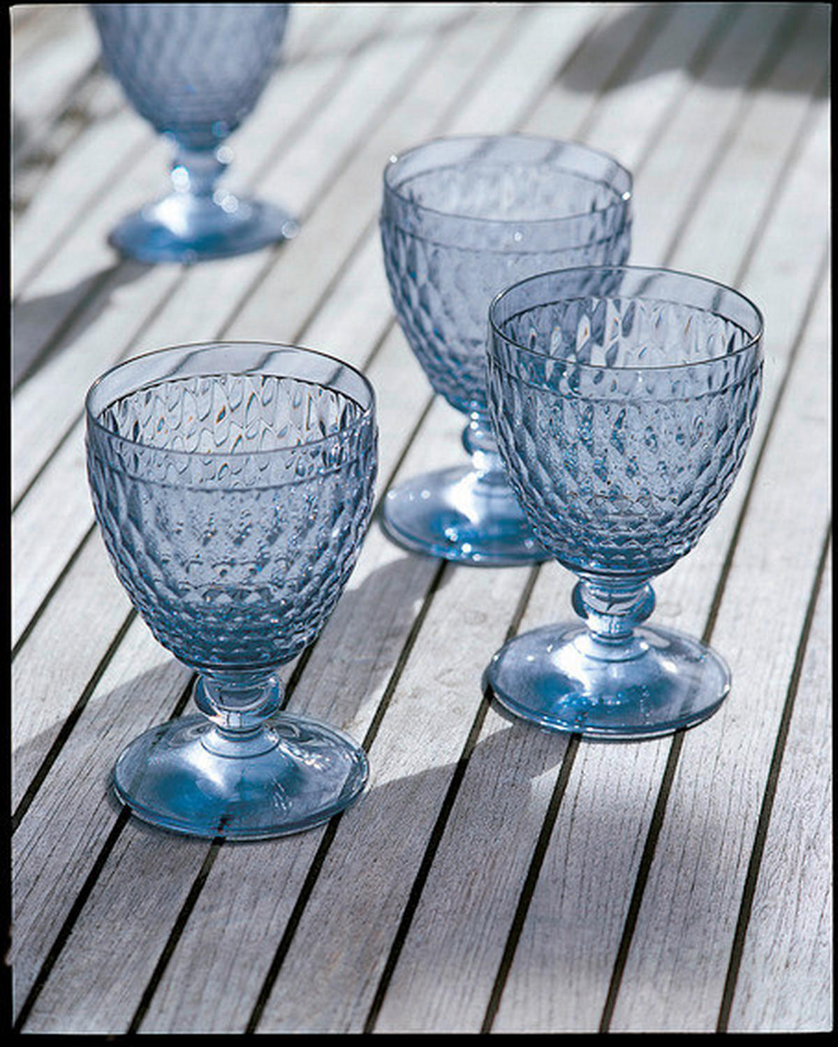 ROTWEINGLAS Boston coloured 300 ml  - Blau, KONVENTIONELL, Glas (9/13,2cm) - Villeroy & Boch