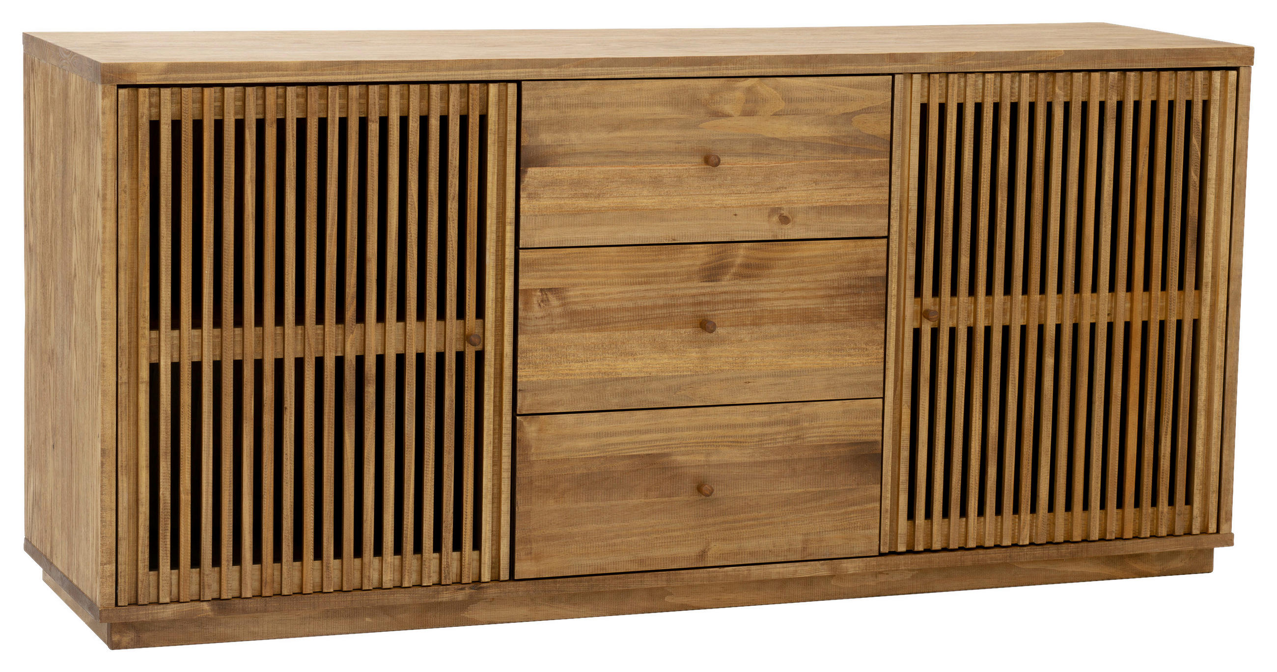 SIDEBOARD  182/84/50 cm 3 Schublade(n)  - Eichefarben, MODERN, Holz/Holzwerkstoff (182/84/50cm) - MID.YOU