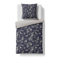 BETTWÄSCHESET Black Premium Damast Damast 160/210 cm  65 cm/100 cm  - Perlmutt, Basics, Textil (160/210cm) - Fleuresse