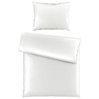 POSTELJNINA SAORI 140/200 cm saten ekru  - ekru, Basics, tekstil (140/200cm) - Novel