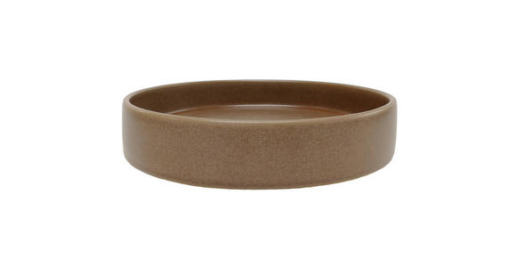 GOURMETTELLER Braun 21 cm Kyoto  - Braun, Trend, Keramik (21cm) - Novel