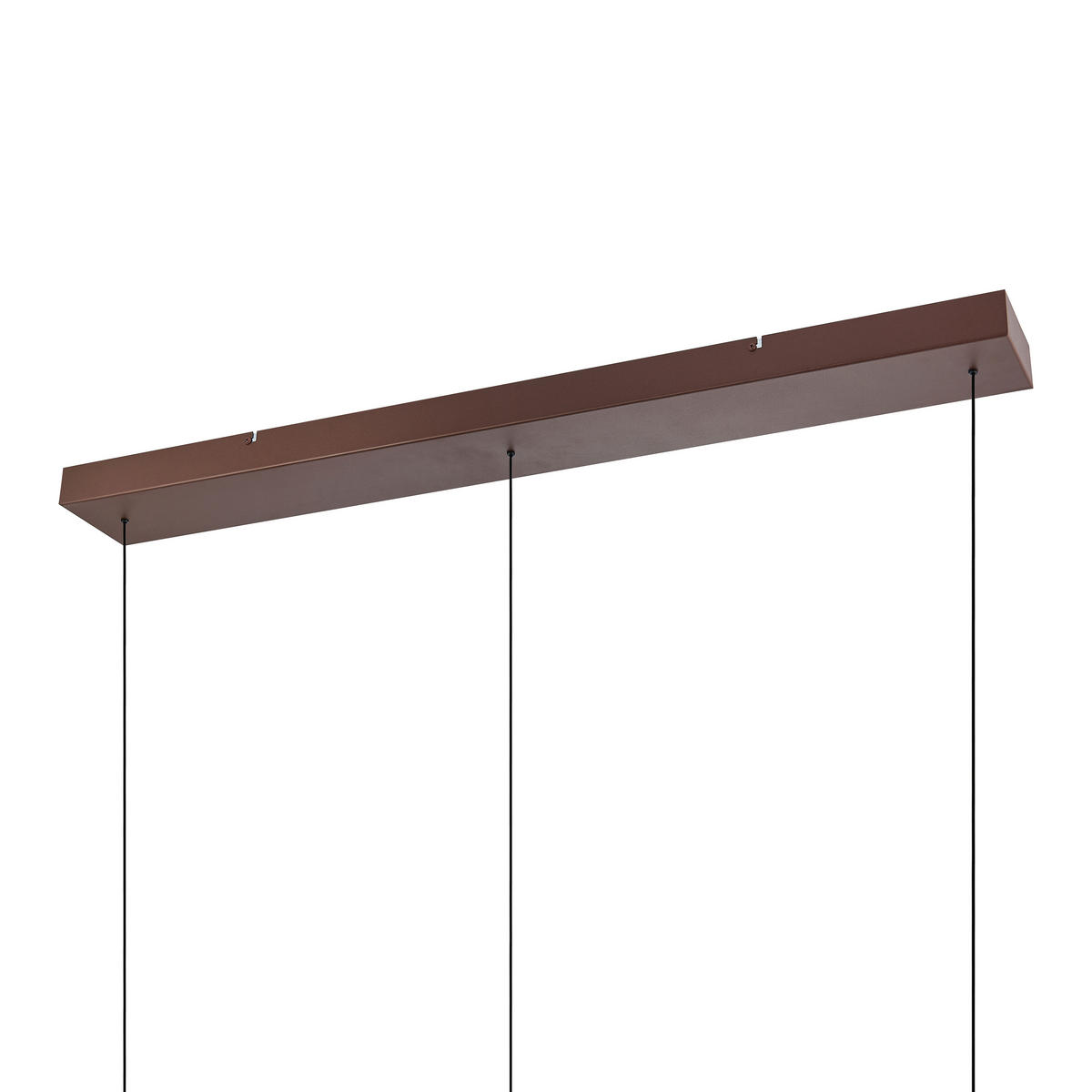 LED-HÄNGELEUCHTE Cage 102,5/22,5/50-150 cm  - Braun, Design, Kunststoff/Metall (102,5/22,5/50-150cm) - Dieter Knoll