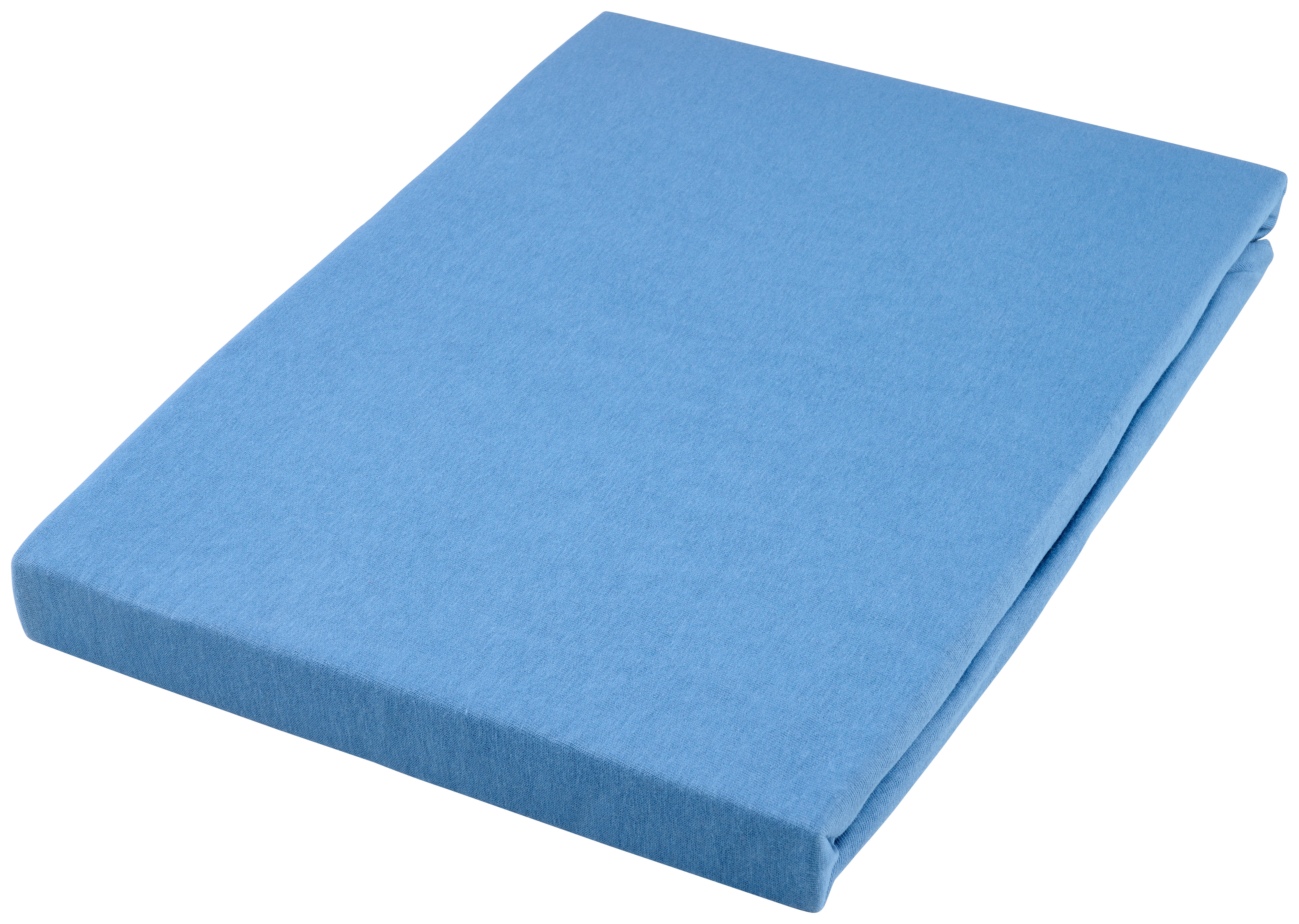 GUMIS LEPEDŐ 90-100/190-200 cm  - kék, Basics, textil (90-100/190-200cm) - Novel
