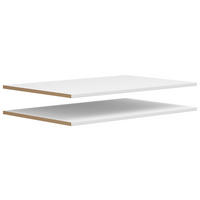RAFT DETAȘABIL in alb  - alb, Modern, material pe bază de lemn (76,9/1,5/48cm) - Carryhome