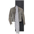 GARDEROBENPANEEL  in 32/115/2 cm  - Schwarz, Design, Holzwerkstoff (32/115/2cm) - Hom`in