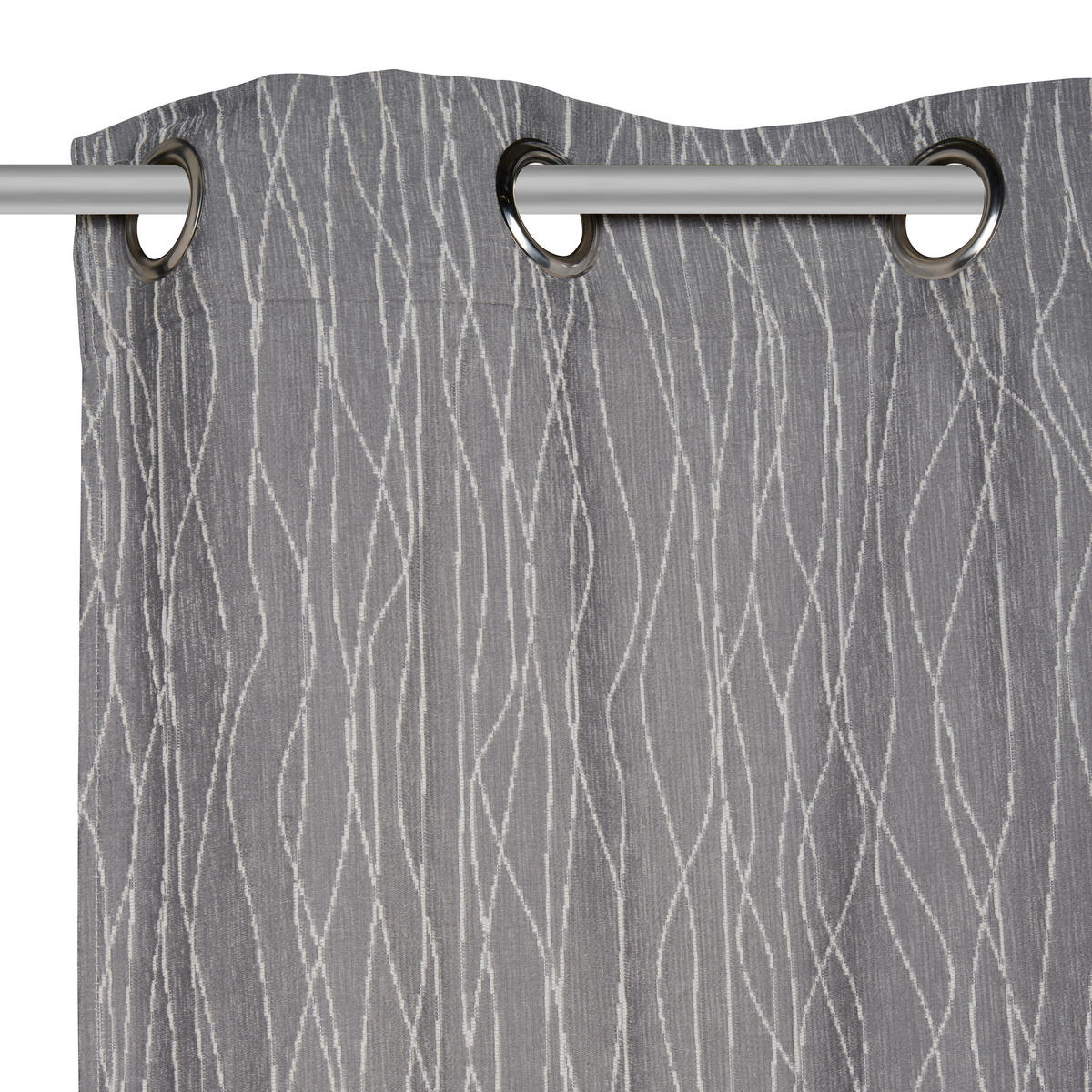 FERTIGVORHANG  blickdicht  140/245 cm   - Grau, KONVENTIONELL, Textil (140/245cm) - Novel