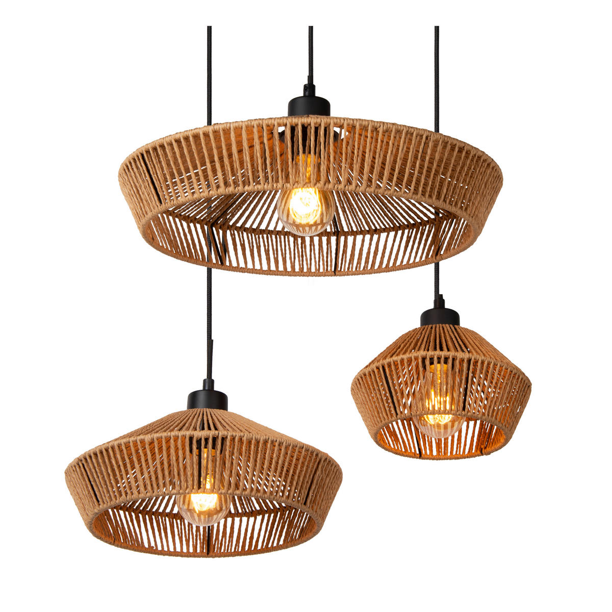PENDELLEUCHTE YUNKAI 60/60/145 cm   - LIFESTYLE, Papier (60/60/145cm) - Lucide