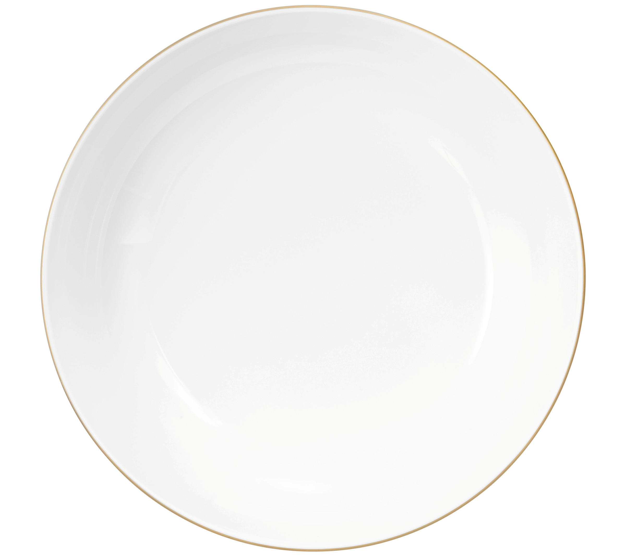 SCHALE Keramik Porzellan - Goldfarben/Weiß, Basics, Keramik (25cm) - Seltmann Weiden