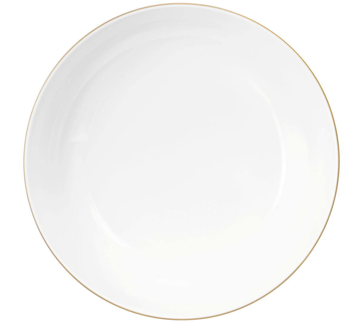 MISKA porcelán keramika 25 cm - biela/zlatá, Basics, keramika (25cm) - Seltmann Weiden