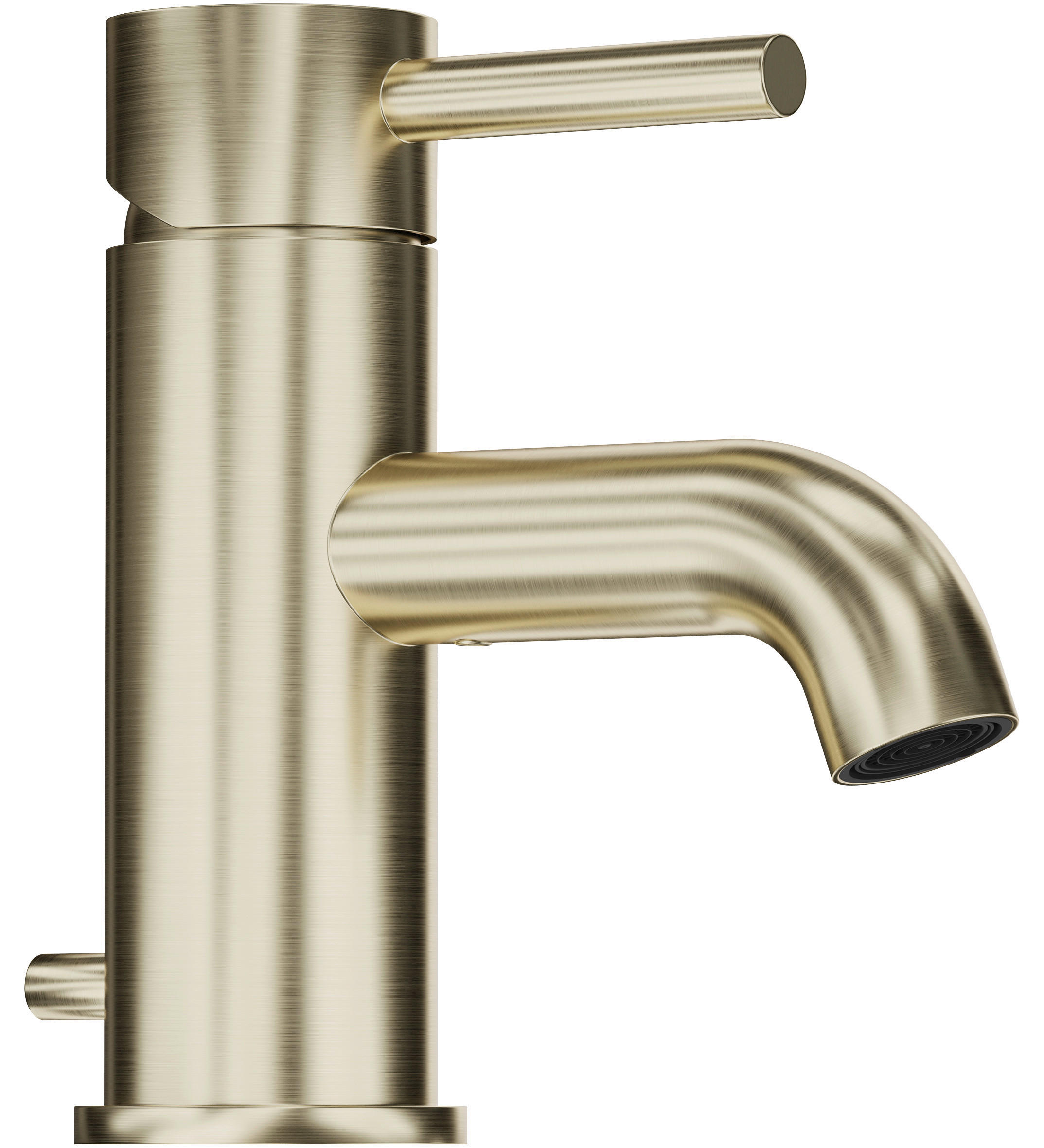 WASCHTISCHARMATUR 100 1000 BN  - Nickelfarben, MODERN, Metall (4,5/15/15,1cm)