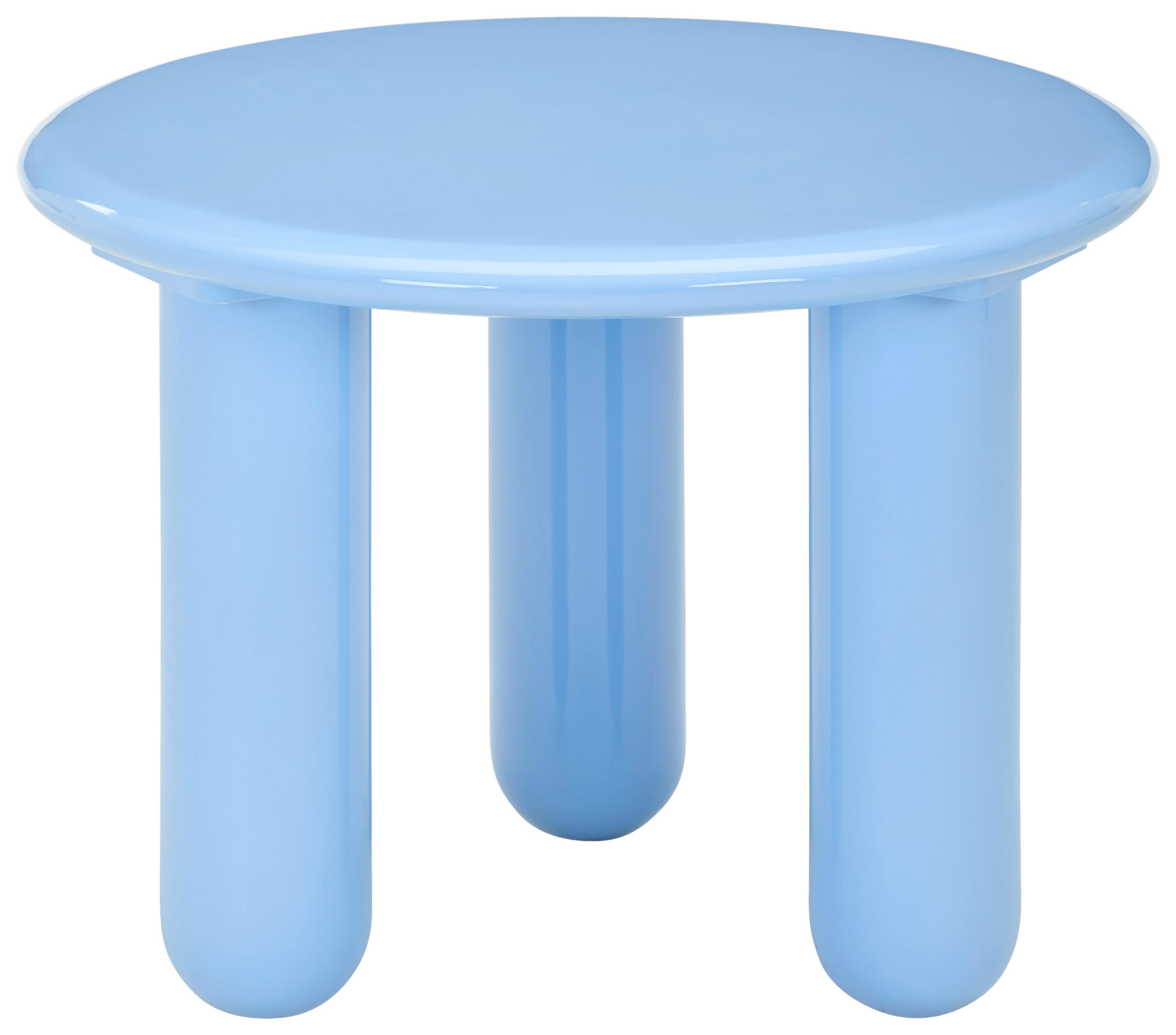 BEISTELLTISCH 60/60/45 cm Blau rund  - Blau, Design, Holzwerkstoff (60/60/45cm) - Novel