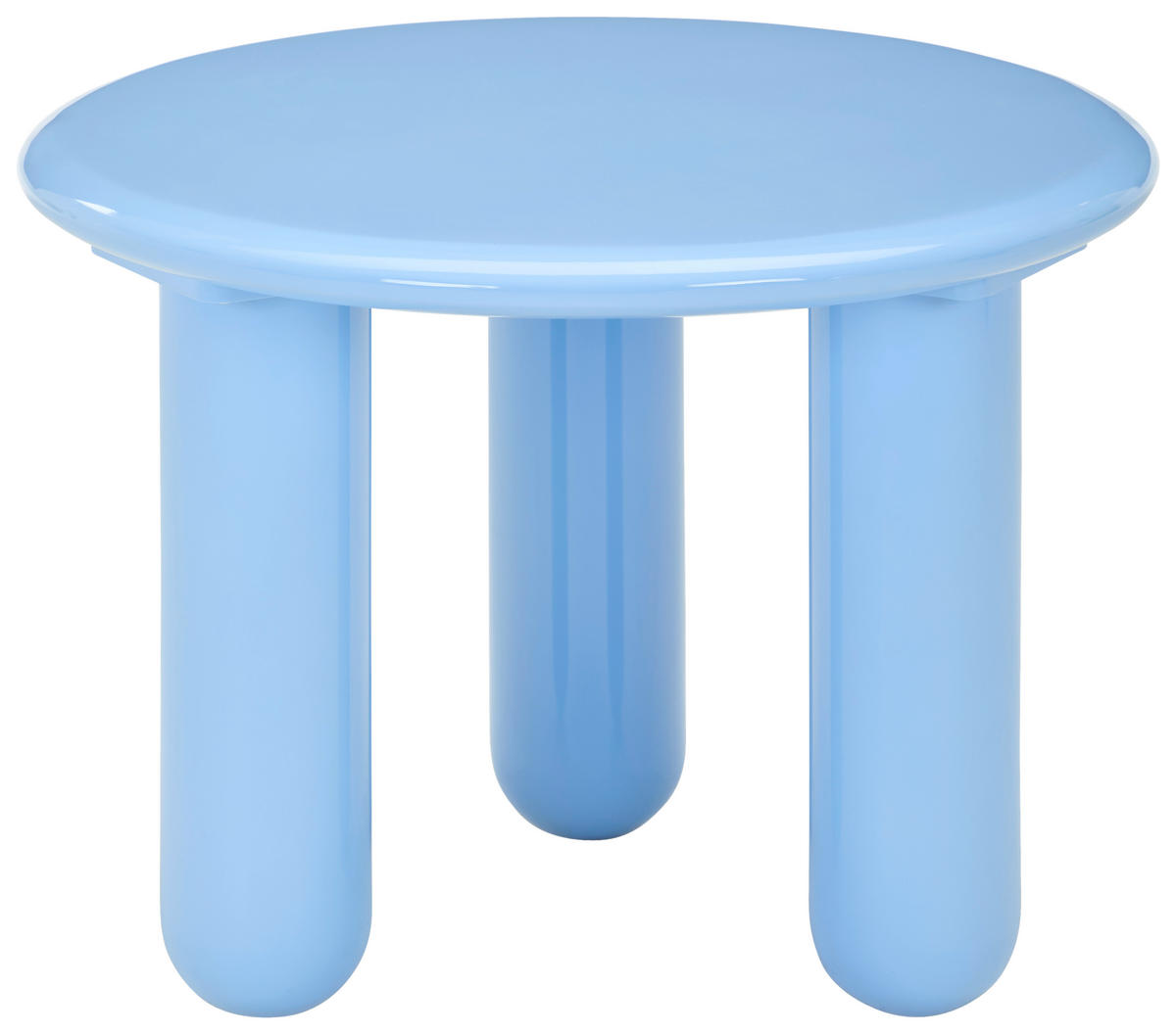 BEISTELLTISCH 60/60/45 cm Blau rund  - Blau, Design, Holzwerkstoff (60/60/45cm) - Novel