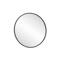 BADEZIMMERSPIEGEL 80/80/3 cm  - Schwarz, KONVENTIONELL, Glas/Metall (80/80/3cm) - Xora