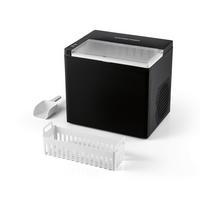 EISWÜRFELMASCHINE GOURMETmaxx  - Schwarz, Basics, Kunststoff/Metall (28,8/25,5/26,2cm)
