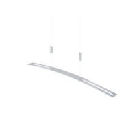 LED-HÄNGELEUCHTE 130/6/150 cm   - Schwarz, MODERN, Metall (130/6/150cm) - Hell