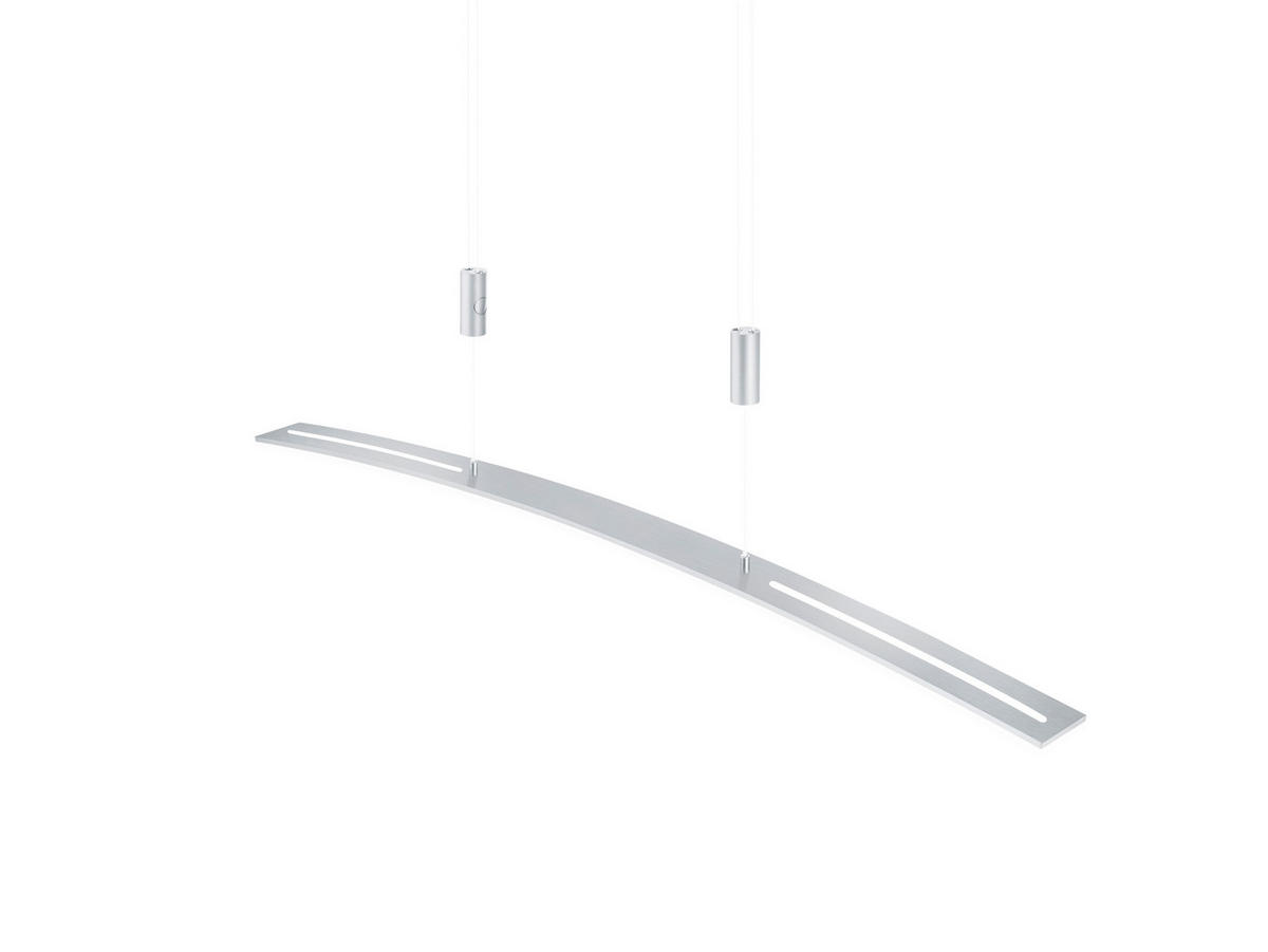 LED-HÄNGELEUCHTE 130/6/150 cm   - Schwarz, MODERN, Metall (130/6/150cm) - Hell