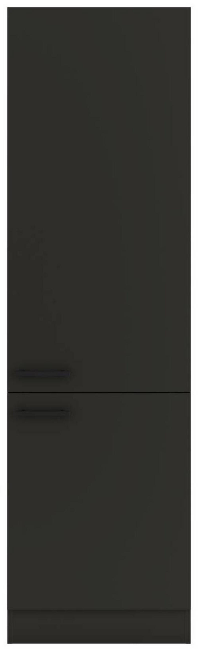 APOTHEKERSCHRANK 60/206,8/57,1 cm  in Anthrazit  - Anthrazit/Schwarz, Basics, Holzwerkstoff/Metall (60/206,8/57,1cm) - Optifit