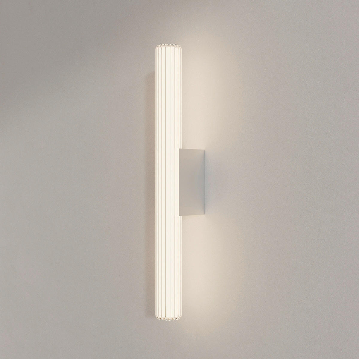 LED-WANDLEUCHTE Linea  61/6/11.5 cm  - Chromfarben, Design, Glas (61/6/11.5cm)