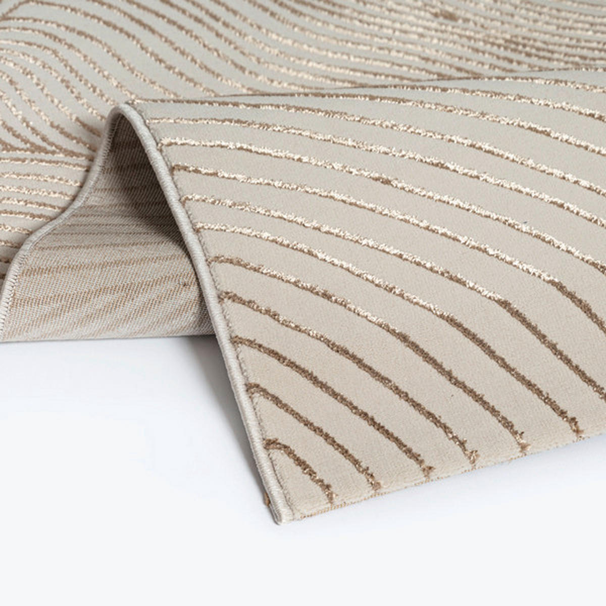 WEBTEPPICH  Wohnzimmer 80/150 cm Creation Beige rechteckig  - Beige, Basics, Textil (80/150cm) - Novel