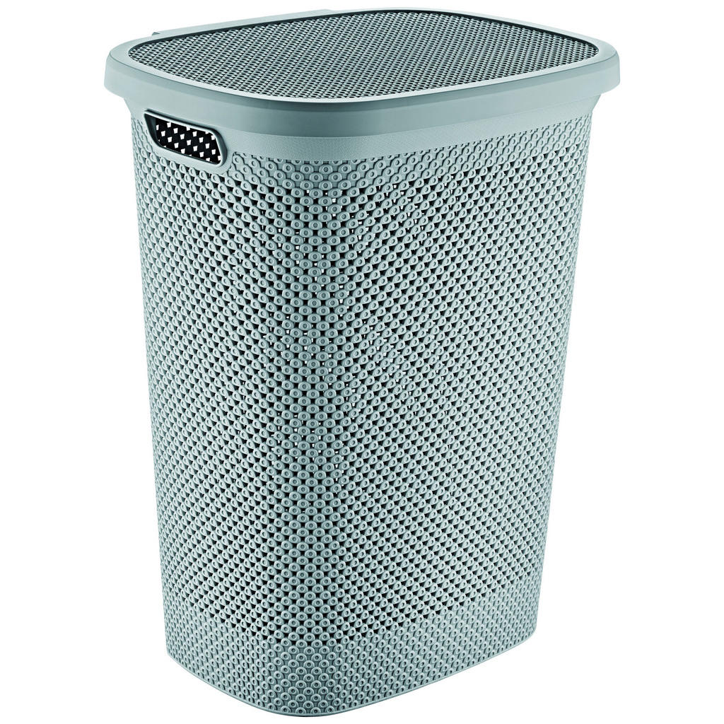 Wäschetonne Mit Deckel Diamond Mintgrün, 45,9x59x37,2 Cm