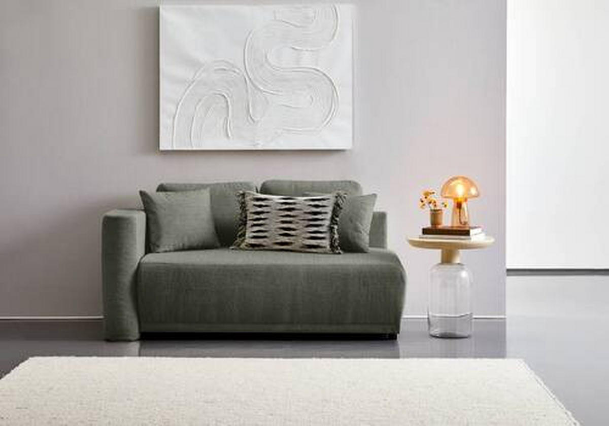 CHAISELONGUE Chenille Dunkelgrün  - Dunkelgrün/Schwarz, KONVENTIONELL, Kunststoff/Textil (93/73/171cm) - Carryhome