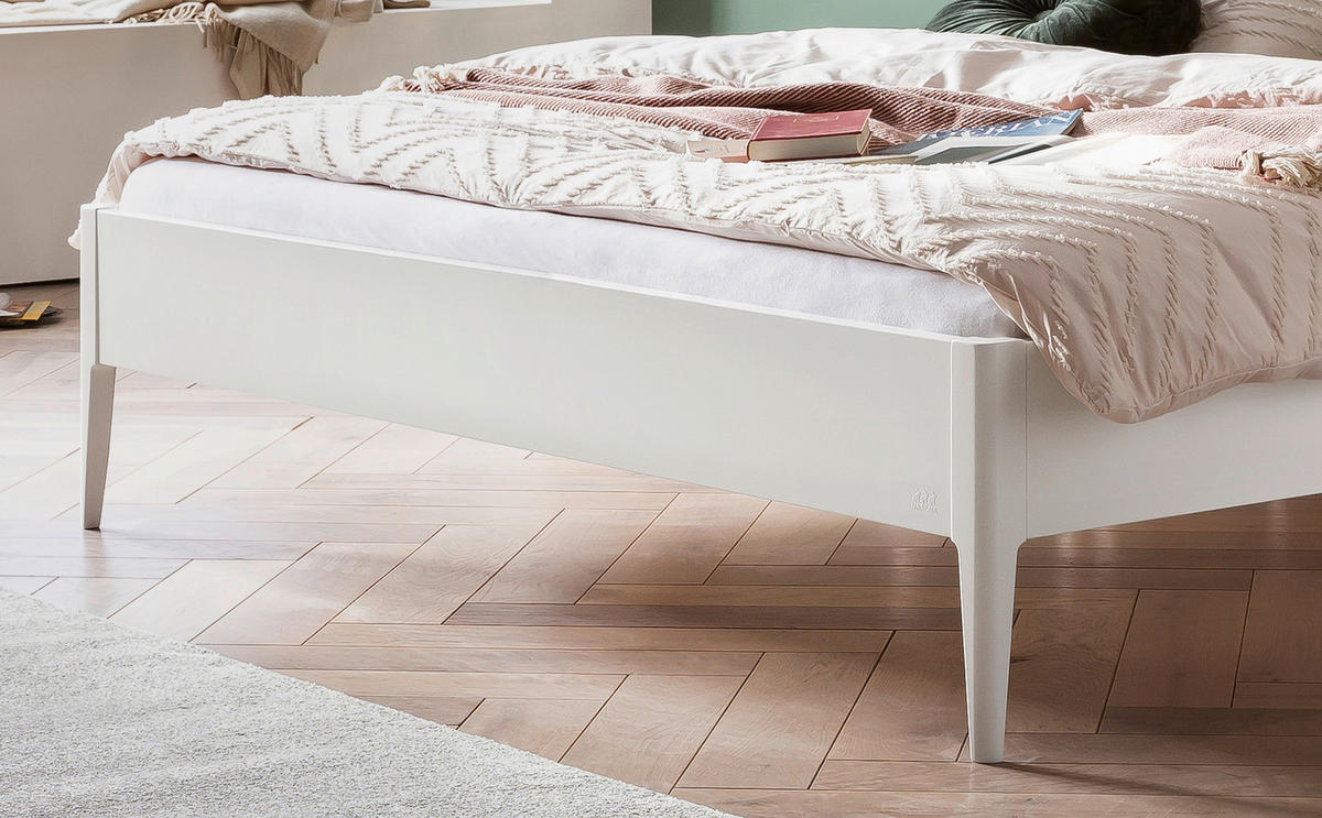 BETT 180/200 cm  in Weiß  - Weiß, Basics (180/200cm) - Hasena