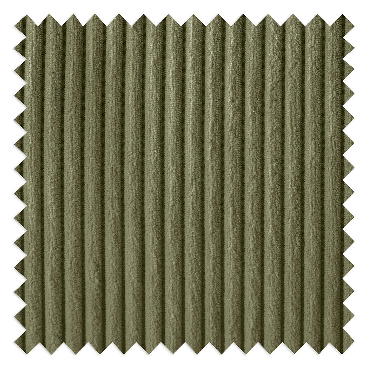 HOCKER Textil Olivgrün  - Schwarz/Olivgrün, Design, Textil/Metall (70/48/60cm) - Livetastic