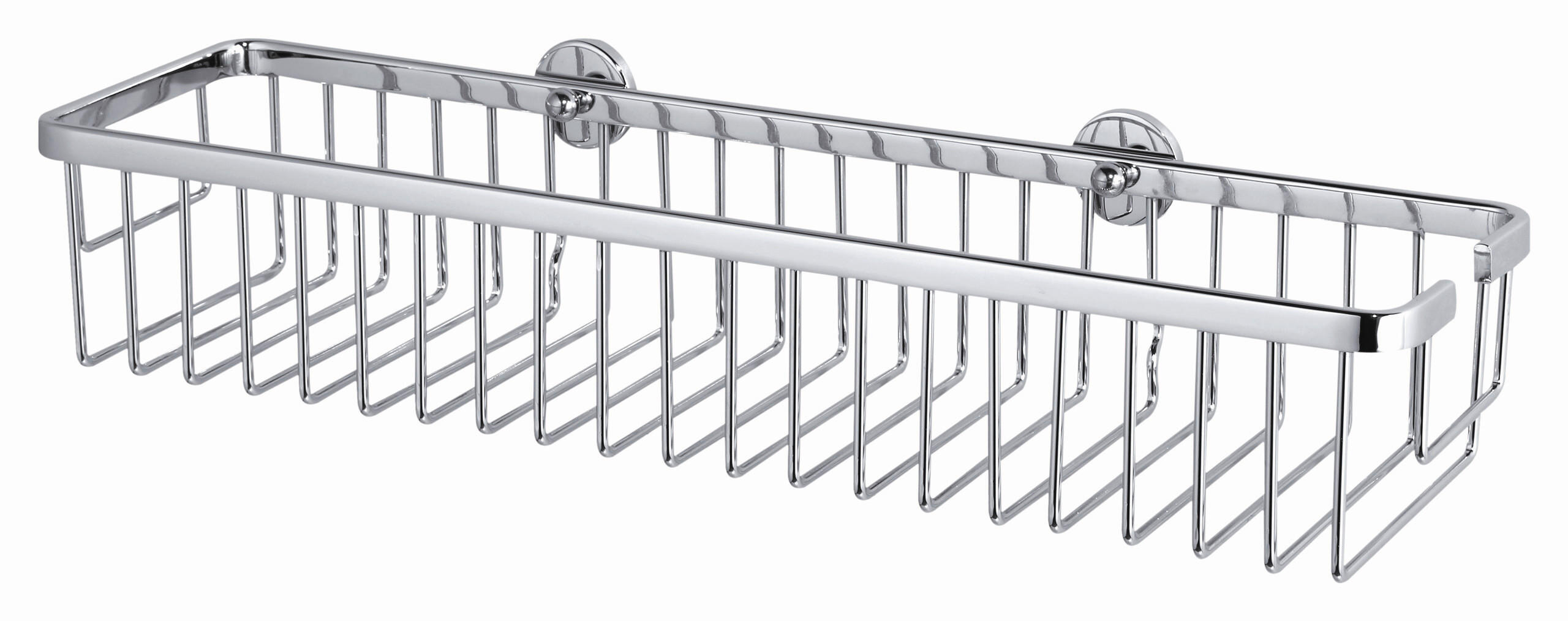 DUSCHABLAGE - Chromfarben, Basics, Metall (45/12,5/9,2cm) - Tesa