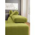 ECKSOFA  in Chenille Hellgrün  207/301 cm  - Chromfarben/Hellgrün, Design, Textil (207/301cm) - Xora