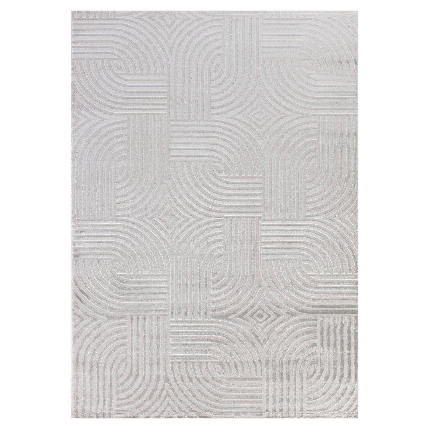 WEBTEPPICH 80/150 cm Sahara Silberfarben  - Silberfarben, Design, Textil (80/150cm) - Novel