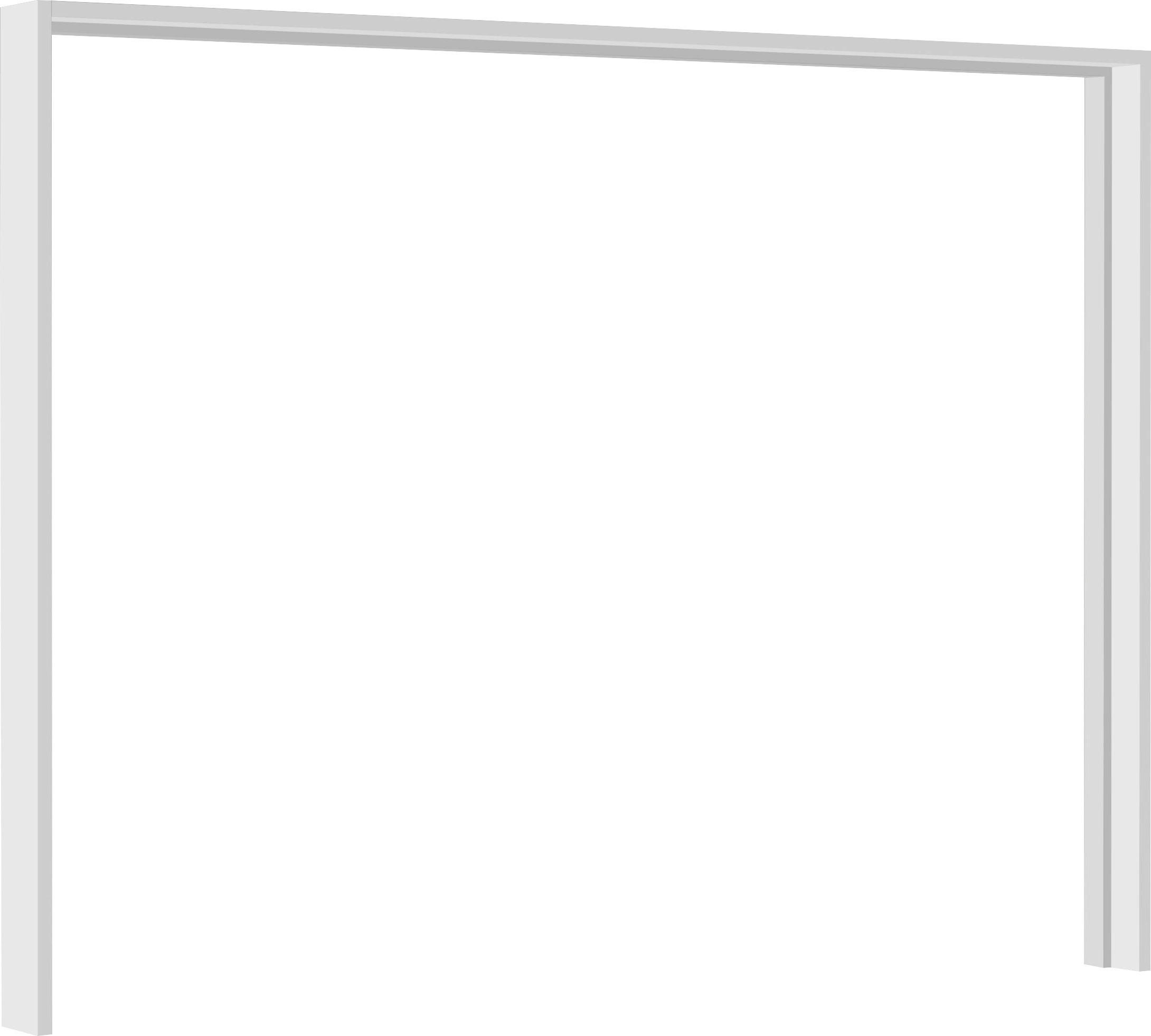 PASSEPARTOUTRAHMEN 231/215/24 cm   - Weiss, Design, Holzwerkstoff (231/215/24cm) - Ti'me