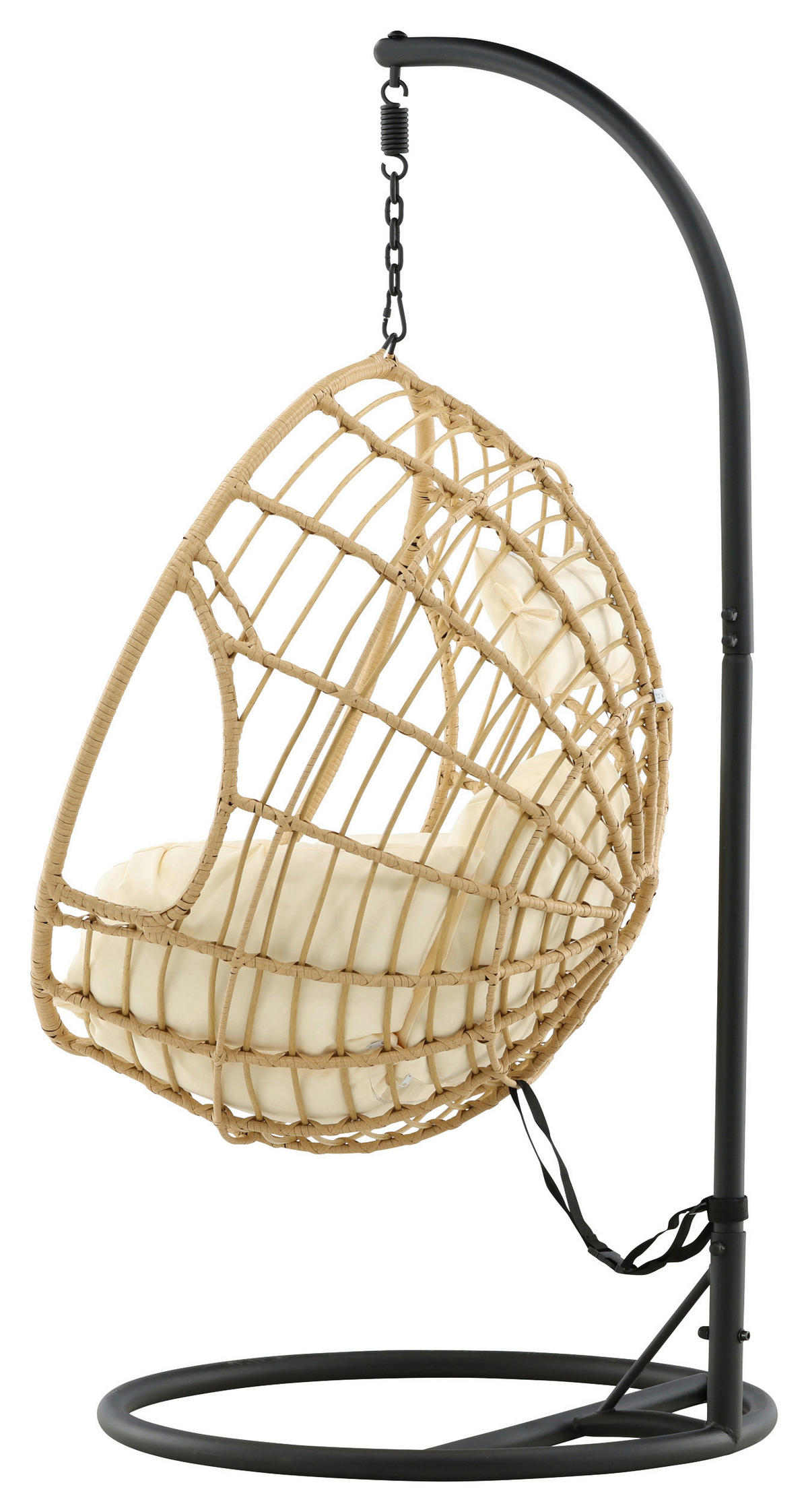 HÄNGESESSEL 105/186/160 cm  - KONVENTIONELL, Holz (105/186/160cm) - Gardenson