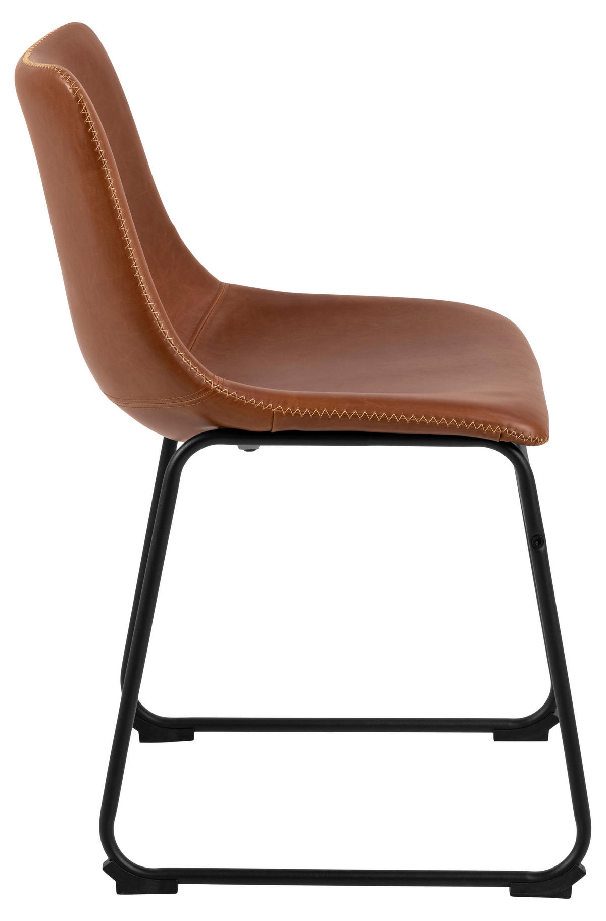 STOLICA  smeđa  tekstil      - smeđa/crna, Trend, tekstil/metal (48/78,5/56cm) - MID.YOU