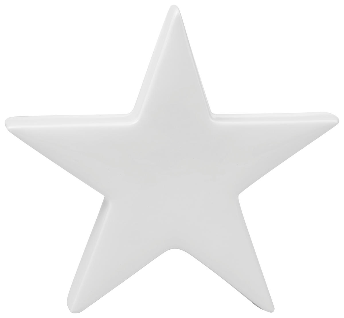 DEKOSTERN  - Weiß, LIFESTYLE, Keramik (32/7/30cm) - X-Mas