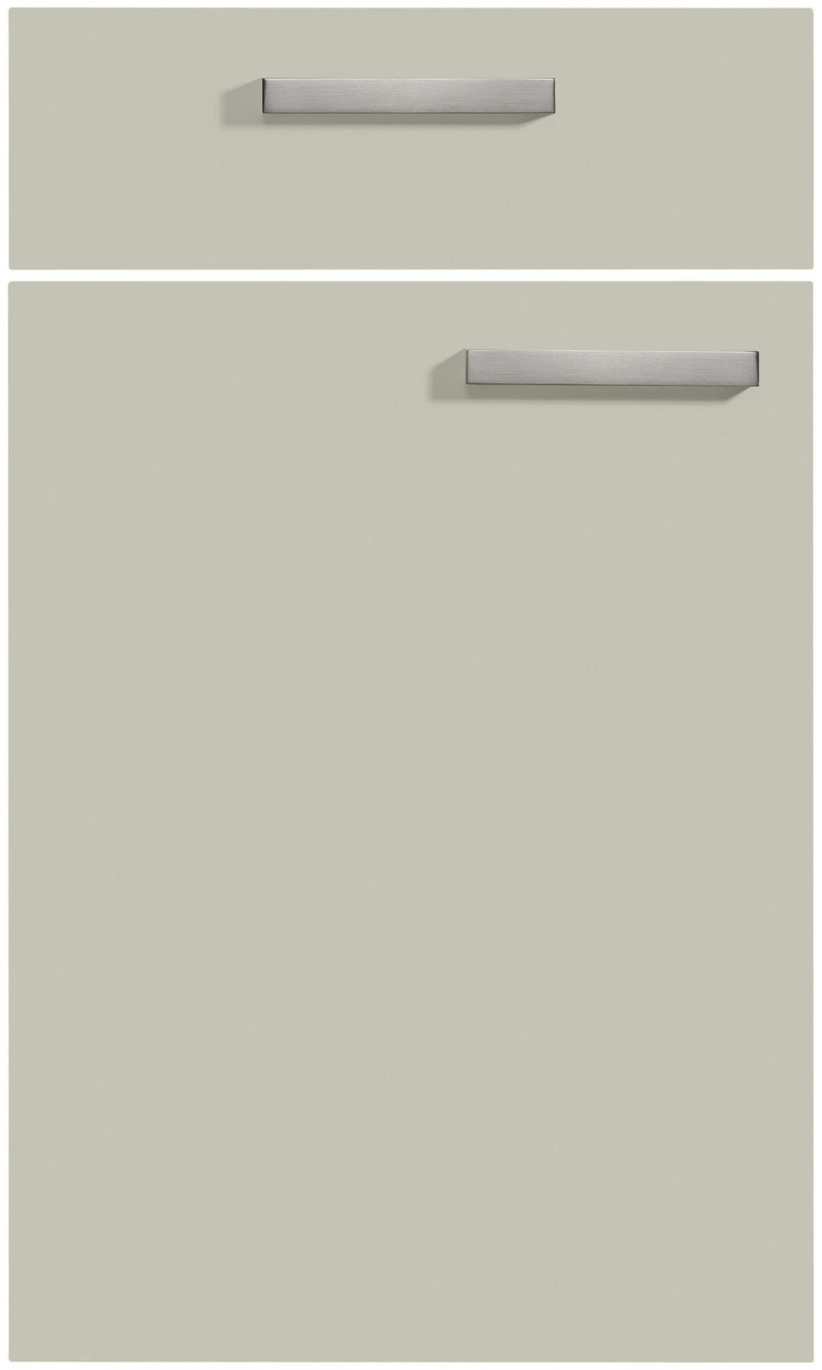 EINBAUKÜCHE M20  - Schwarz/Grau, Design, Holzwerkstoff/Metall - Nolte Küchen