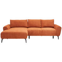 HÖRNSOFFA i vävt tyg kopparfärgad  - svart/kopparfärgad, Design, metall/textil (170/272cm) - Livetastic