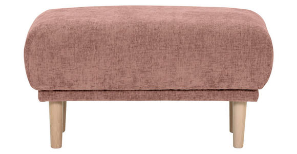 HOCKER Flachgewebe Altrosa  - Altrosa, KONVENTIONELL, Holz/Textil (88/49/62cm) - Carryhome
