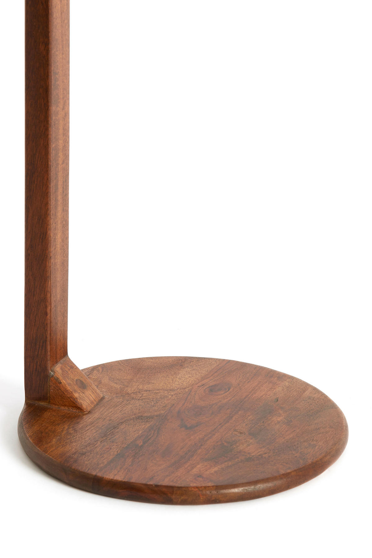 BEISTELLTISCH 26/26/77 cm DELMINO Akazie Braun rund  - Braun, Trend, Holz (26/26/77cm) - Light & Living
