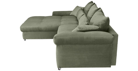 Freisteller von Carryhome ECKSOFA Olivgrün Cord.