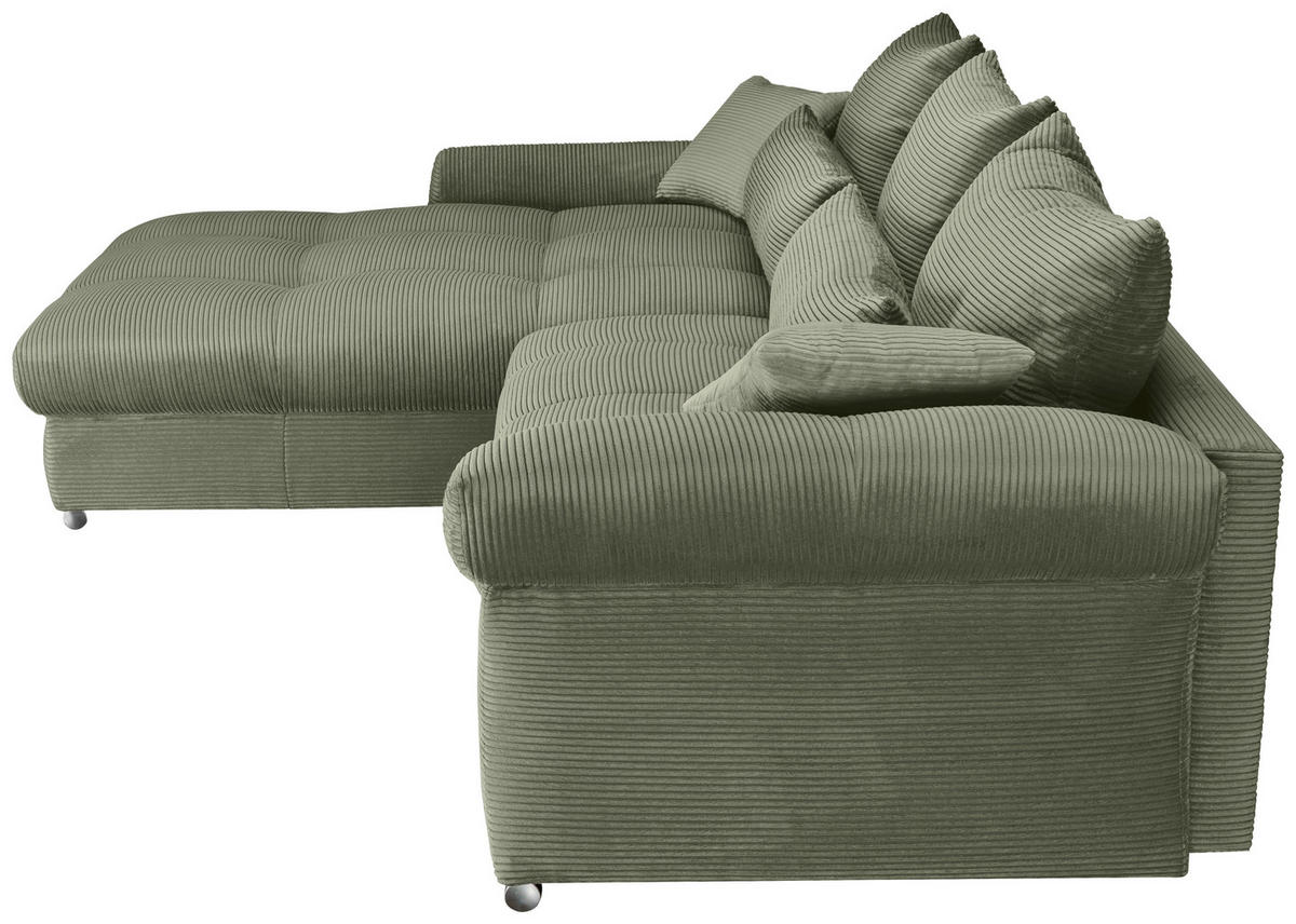 Freisteller von Carryhome ECKSOFA Olivgrün Cord.