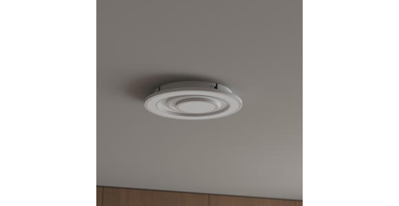 LED-DECKENLEUCHTE 30/6,5 cm   - Weiß, Basics, Kunststoff/Metall (30/6,5cm) - Novel