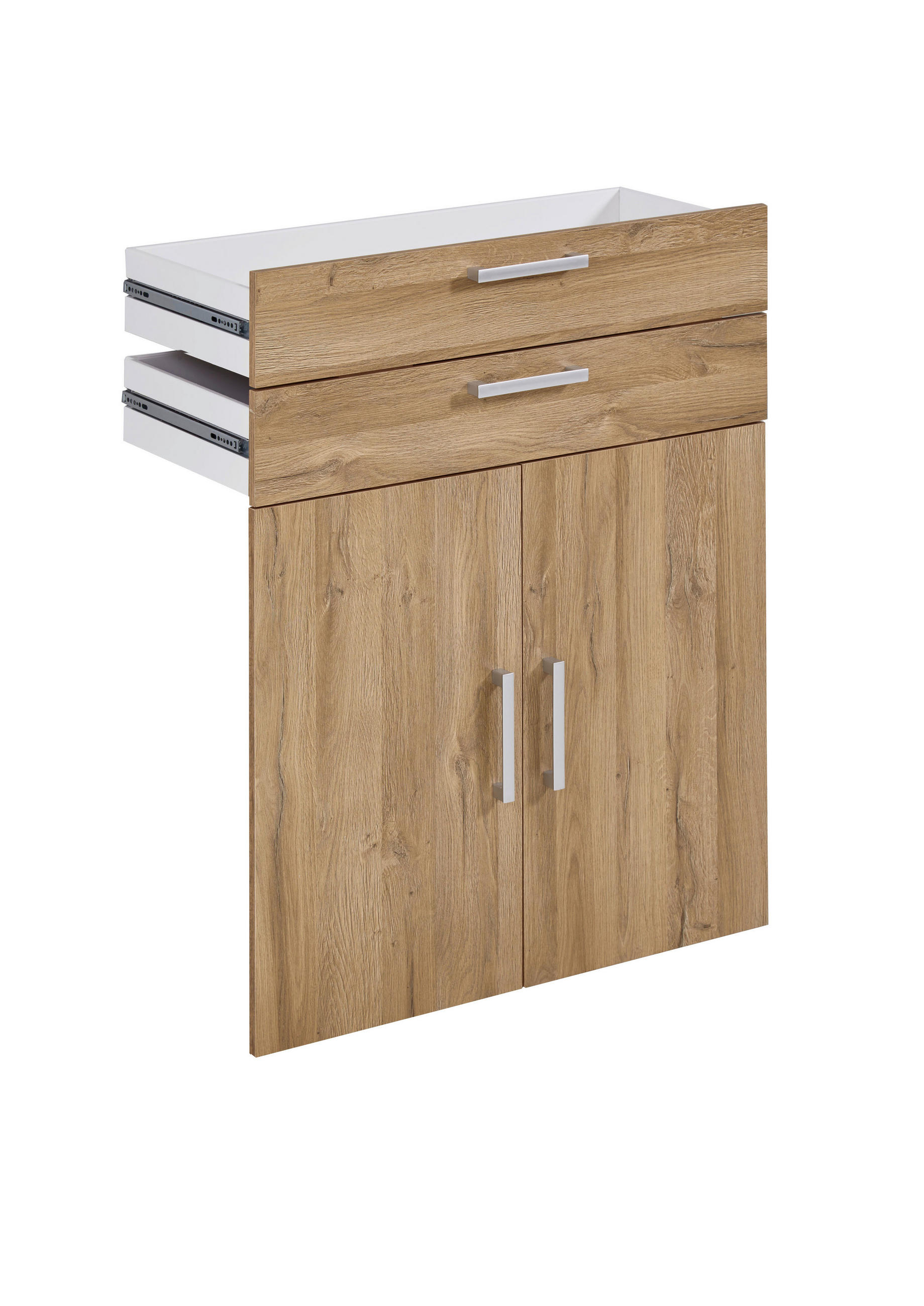 FRONTENSET - Alteiche/Eichefarben, MODERN, Holzwerkstoff (84/106/35cm) - Carryhome