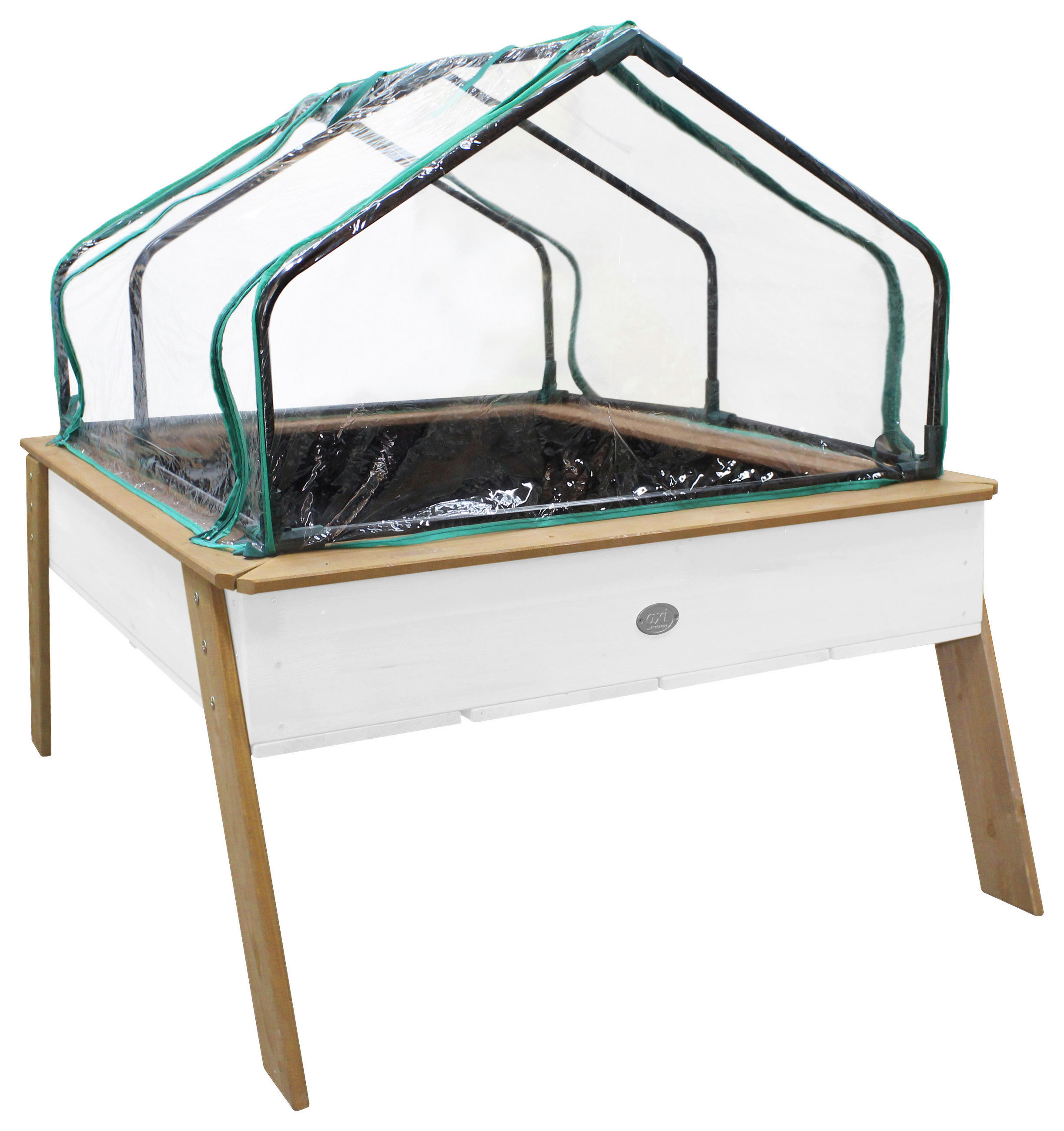 HOCHBEET - Weiss/Braun, Konventionell, Holz (93,5/99,8/110cm)